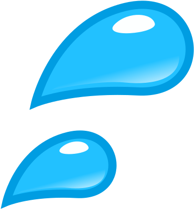 Splashing Sweat Symbol Emoji For Facebook - 焦り 絵文字 (512x512)