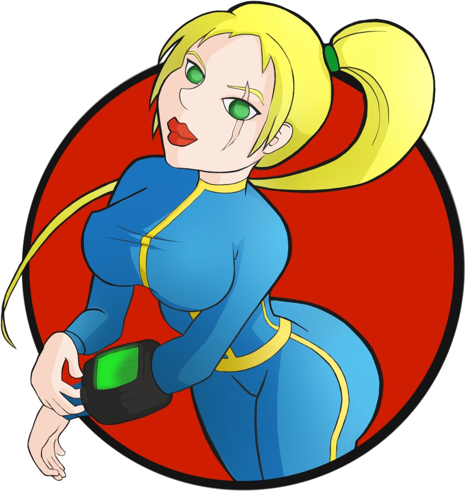 Vault Girl By Yutaniart Vault Girl By Yutaniart - Fallout Vault Girl Art (1024x1024)