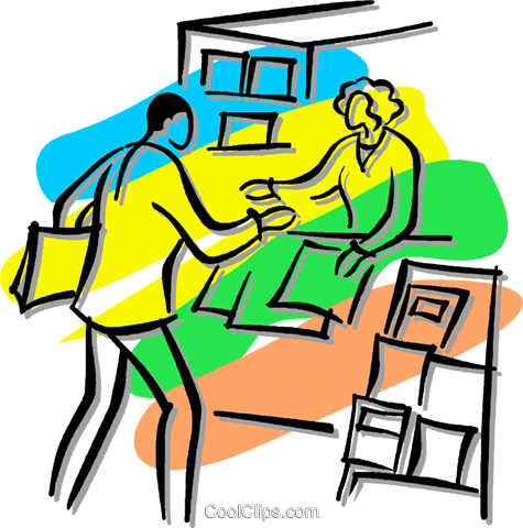 Person Buying A Newspaper Royalty Free Vector Clip - Person Buying A Newspaper Royalty Free Vector Clip (475x480)