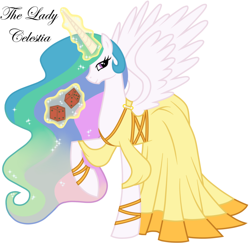 Princess Celestia And Prince Solaris - Mlp Celestia Galloping Gala (1024x982)