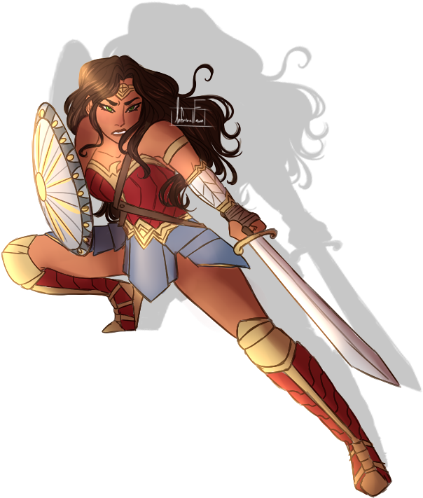Wonder Woman Eris By Infernal-faun - Cartoon (690x796)