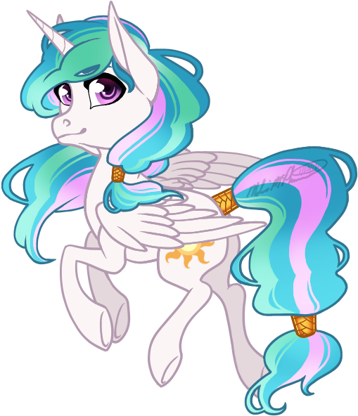 Pocki07, Chibi, Prince Solaris, Princess Celestia, - Chibi (583x698)