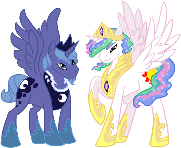 Groundedgypsy, Prince Artemis, Prince Solaris, Princess - Princess Celestia R63 (700x565)