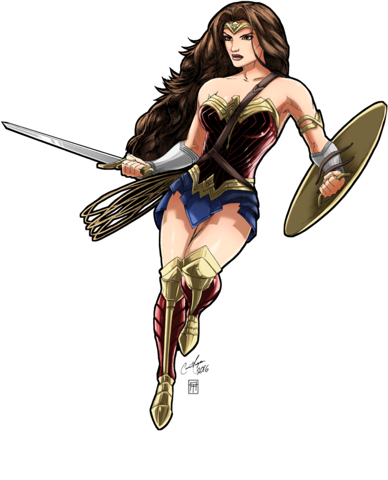 Wonder Woman By Rickitickitavi On Deviantart - Illustration (796x1004)