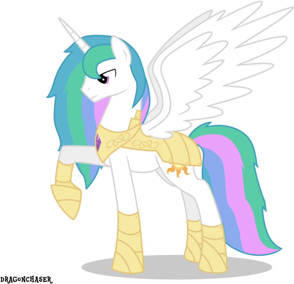Dragonchaser123, Prince Solaris, Princess Celestia, - Cartoon (1166x1024)