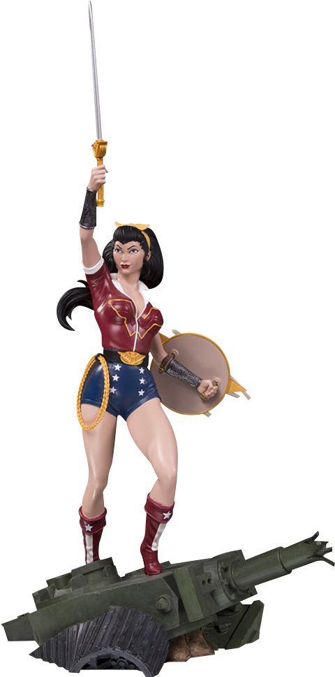Dc Comics Statue Wonder Woman Deluxe - Wonder Woman (480x968)