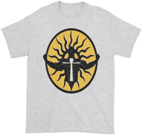 The Black Man Is God Short Sleeve T-shirt - Emblem (500x500)