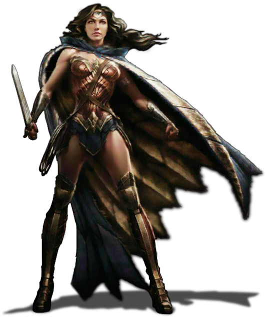 Wonder Woman's Role In Batman V Superman - Batman V Superman Dawn Of Justice Concept (550x670)