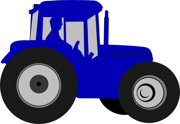 Tractor Clip Art At Clker - El Tractor De Una Granja (600x416)