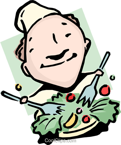 Salad Days Royalty Free Vector Clip Art Illustration - Salad Days Royalty Free Vector Clip Art Illustration (400x480)