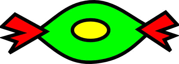 Halloween Candy Clip Art At Clker - Circle (600x217)