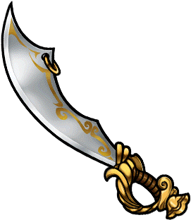 Gear-pirate Sword Render - Pirate Sword Clipart (380x380)