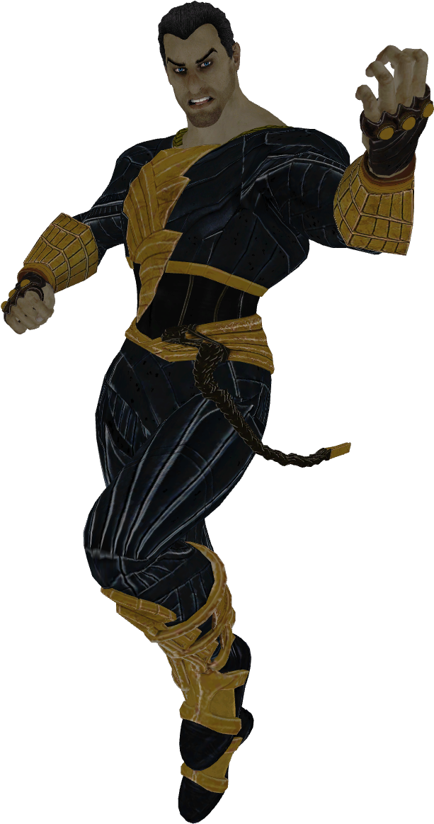 Black Adam By Renzo-senpai On - Figurine (642x1191)