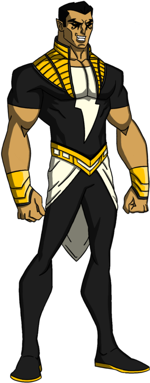 Black Adam Supermen Redesign By Kingleonuniverse - Black Adam Redesign (600x800)