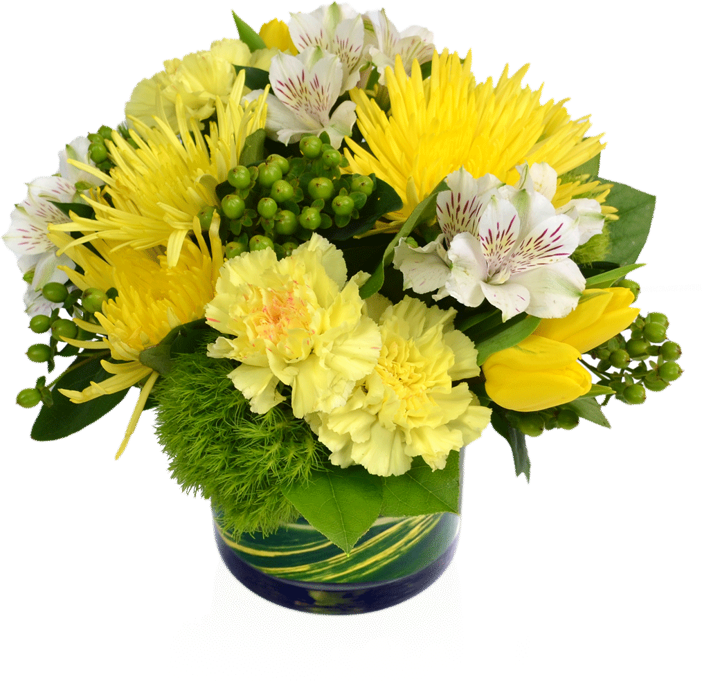 Image - Green And Yellow Florwers (1024x1024)