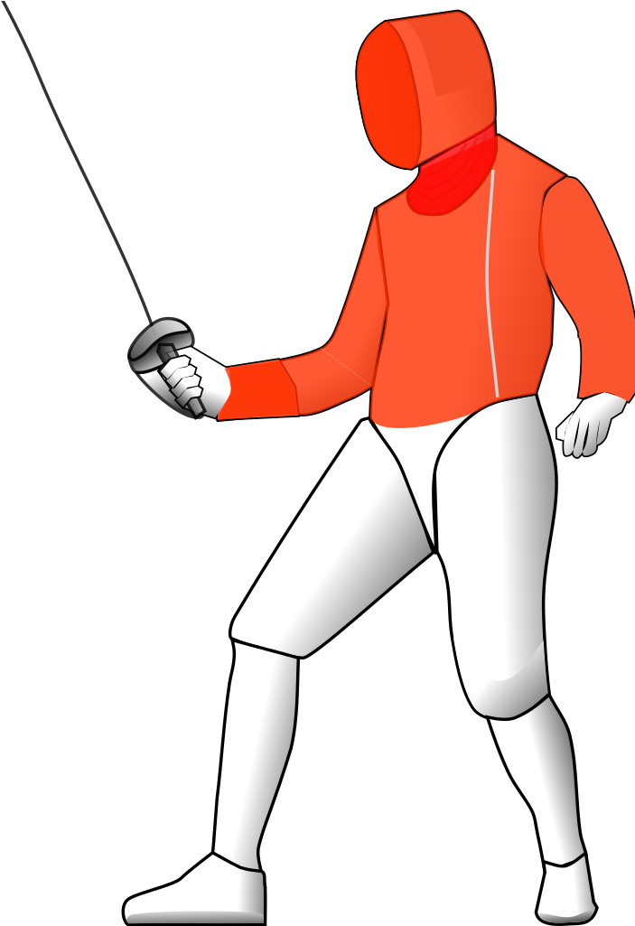 Fencing Saber Valid Surfaces - Fencing Foil Target Area (1120x1024)