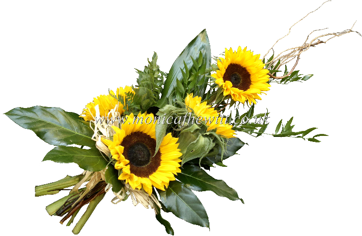 Sunflower Sheaf - Bouquet (735x484)