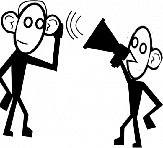 Welcome To The Kettering College Library Human Communication - Talking And Listening Clipart (552x500)