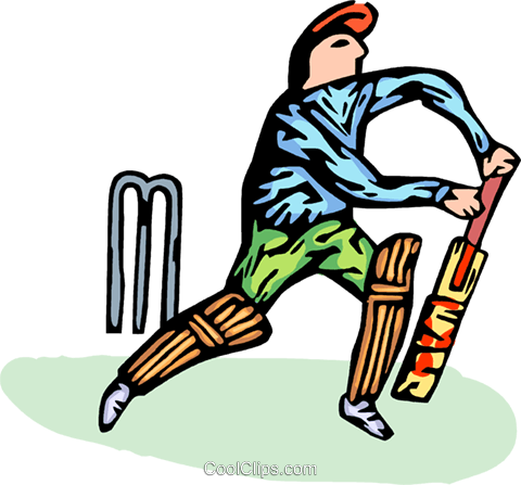 Person Playing Cricket - Person Playing Cricket (480x447)