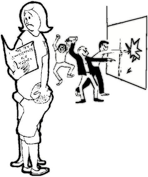 Free High School Clip Art Black And White - Vandalism Clipart Black And White (475x568)