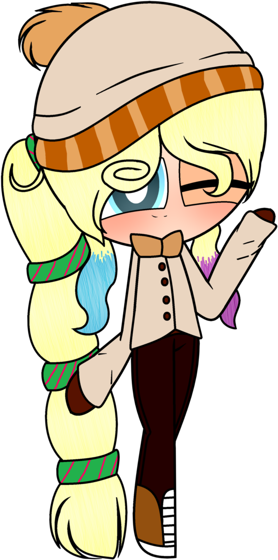 Power Jane In Winter Clothes By Xxcloud-butterflyxx - Cartoon (677x1181)