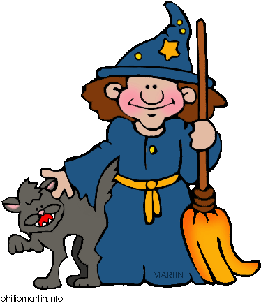 Clipart And Gifs Of Witches - Big Pumpkin Book Activities (404x450)
