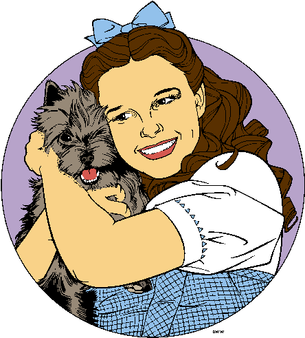 The Wizard Of Oz Clipart - Cartoon Dorothy Wizard Of Oz (460x496)