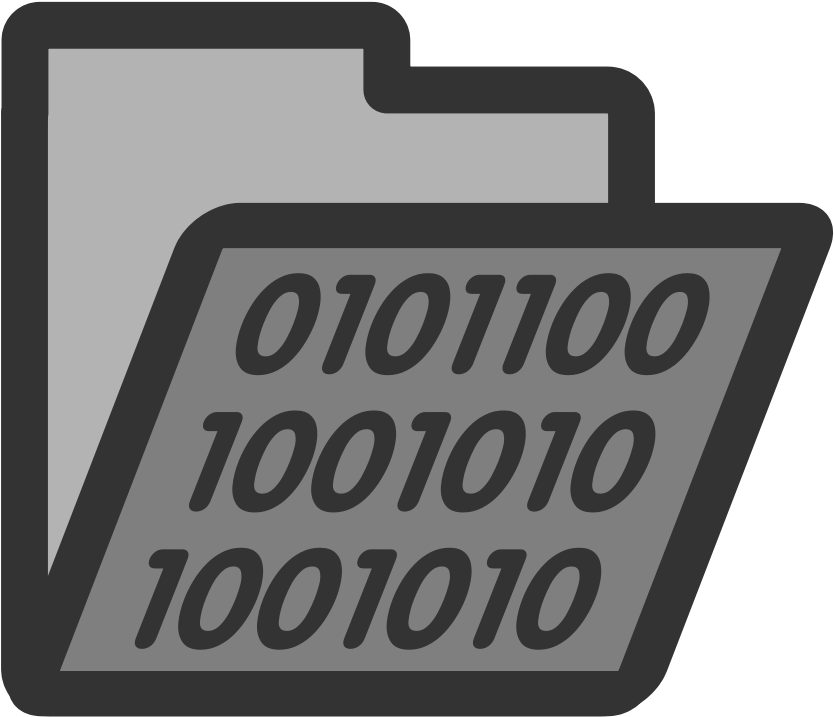 Binary Clipart Computer File - Clip Art (900x900)