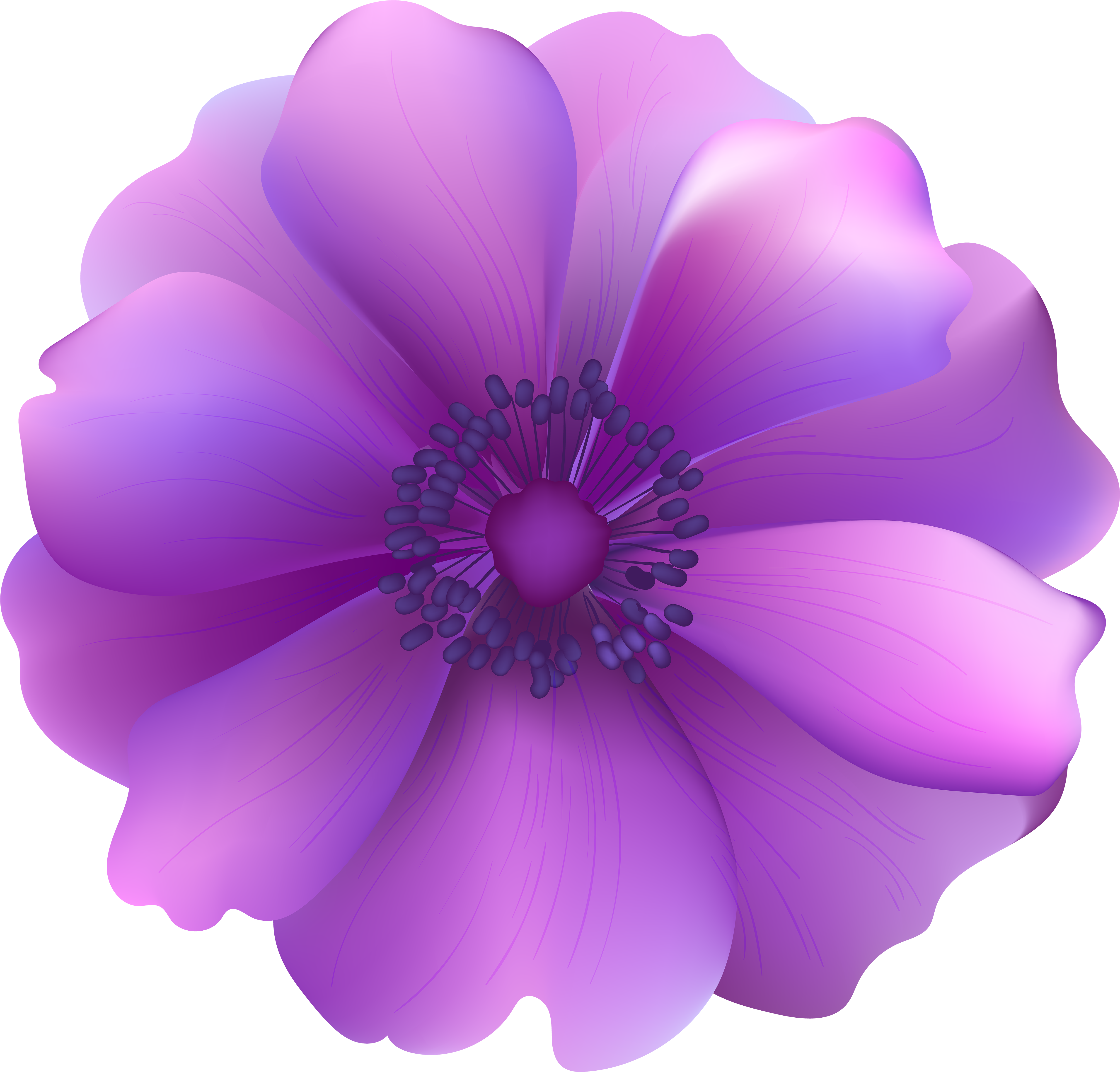 Pink Flower Clipart Flower Decoration - Clip Art (5000x4786)
