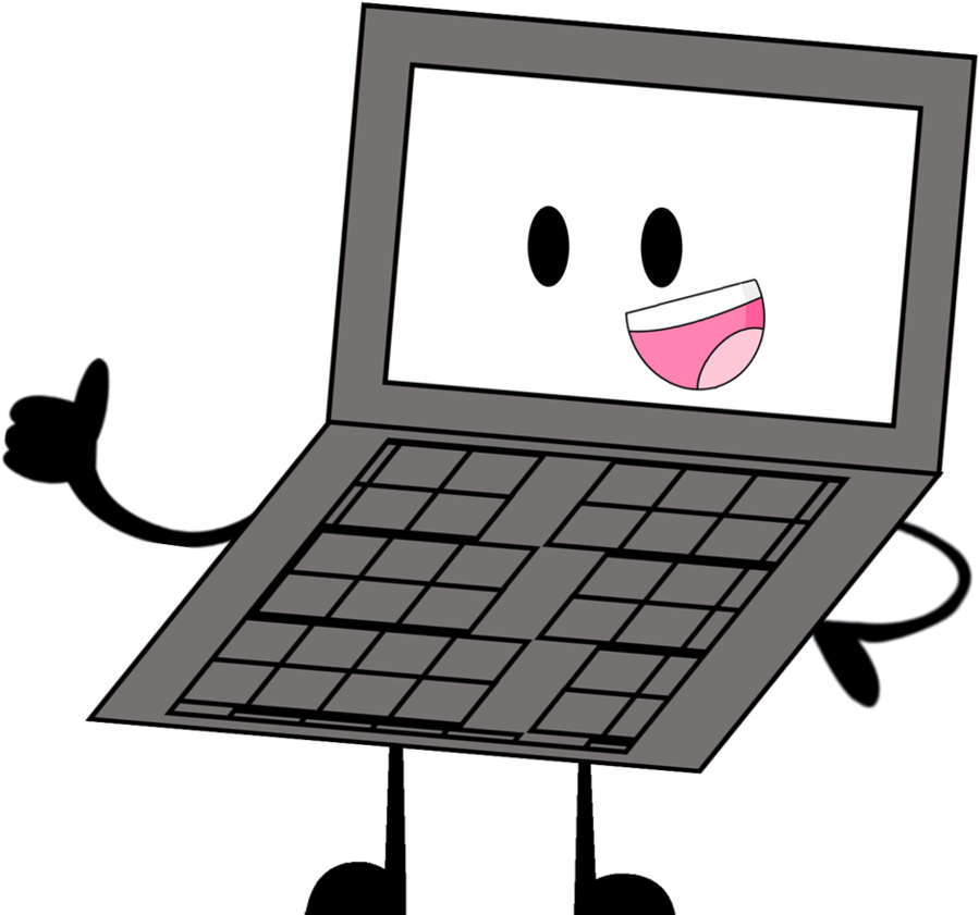 Computer - Png - Black And White Computer Png File (933x856)