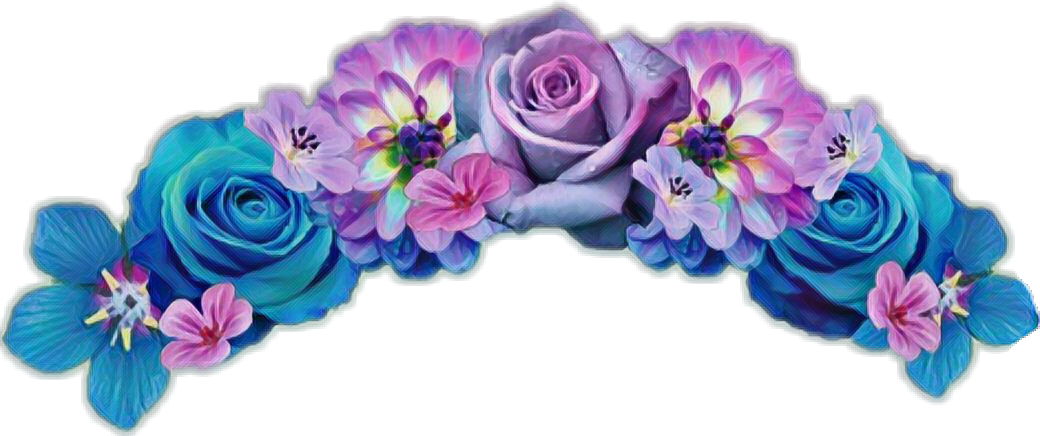 Report Abuse - Flower Crown Transparent Background (1040x436)