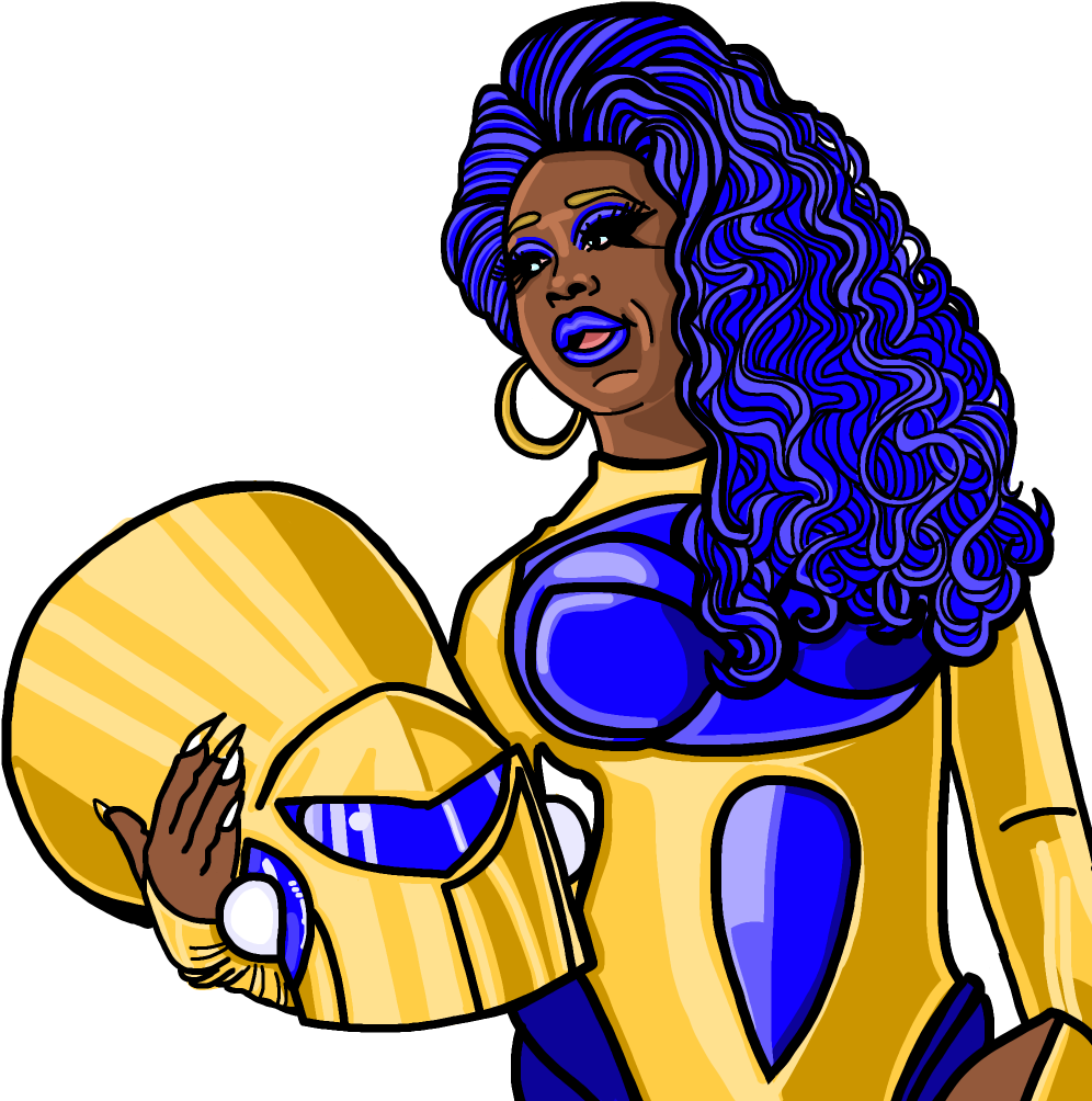 Bob The Dragqueen - Cartoon (1024x1024)