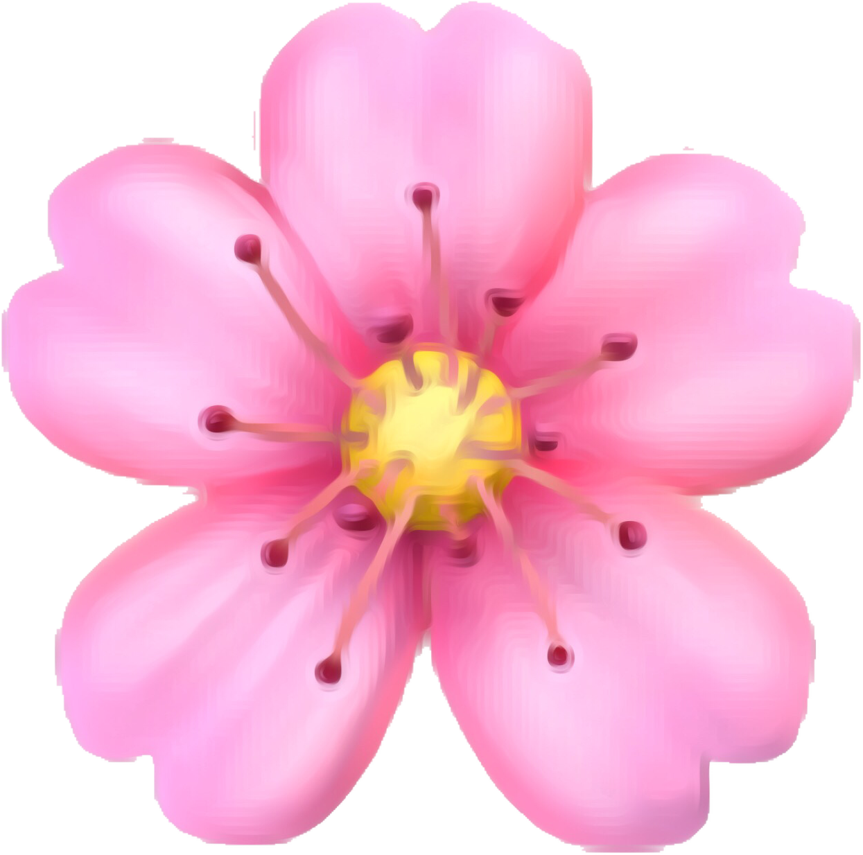 Flower Crown Emoji Images Flower Wallpaper Hd - Pink Flower Emoji Transparent (2048x2048)