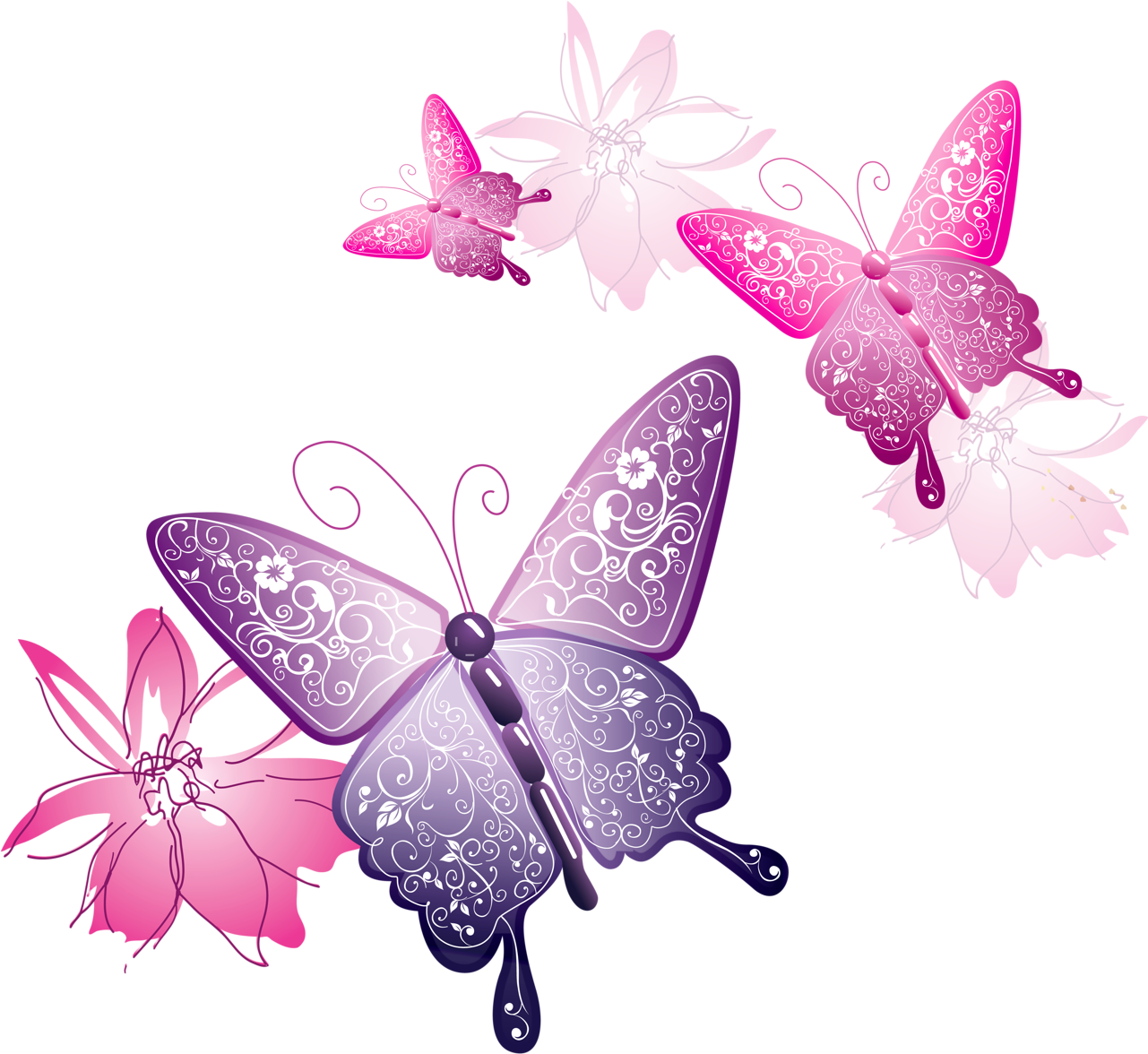 Png clipart. Бабочки на просроченном фоне. Бабачкина прозрачном фоне. Розовые бабочки. Бабочки клипарт.