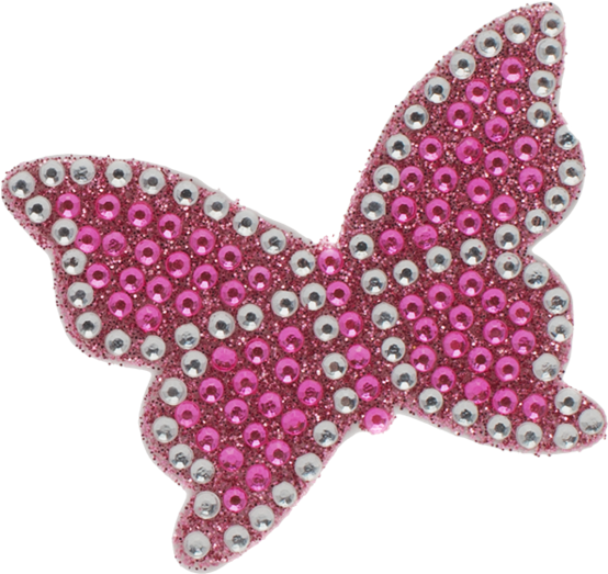 Pink Butterfly Stickerbeans - Swallowtail Butterfly (600x600)