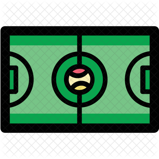 Tennis Court Icon - Circle (512x512)