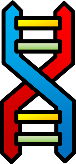 Double Helix Logo By Inkblot123 - Nucleic Acid Double Helix (492x544)