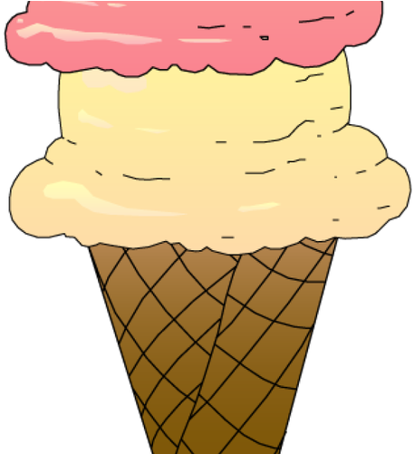 Pin Ice Cream Scoops Clipart - Ice Cream Cone (500x500)