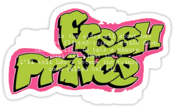 Fresh Prince Graffiti Wall Fresh Prince Of Bel Air - Fresh Prince Of Bel-air (375x360)