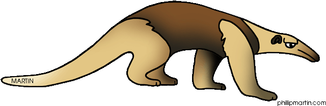 Anteater Clipart (648x225)