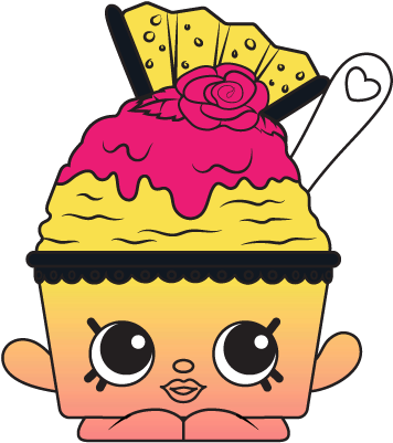 When It Comes To Chills, This Shopkin Thrills Isabella - Isabella Ice Cream Shopkin (577x506)
