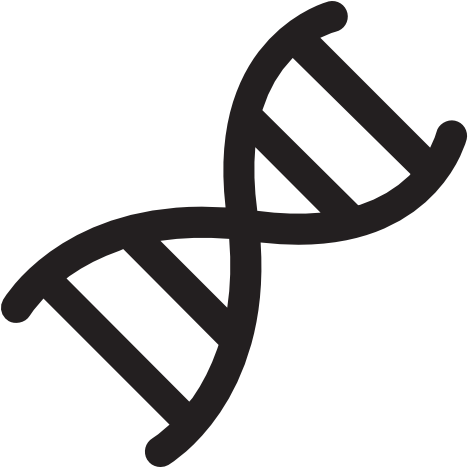 Dna Double Helix Logo Icon - Biology Icon (512x512)