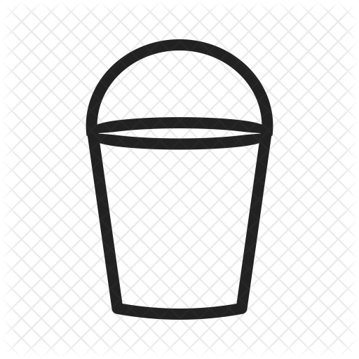 Water Bucket Icon - Water (512x512)