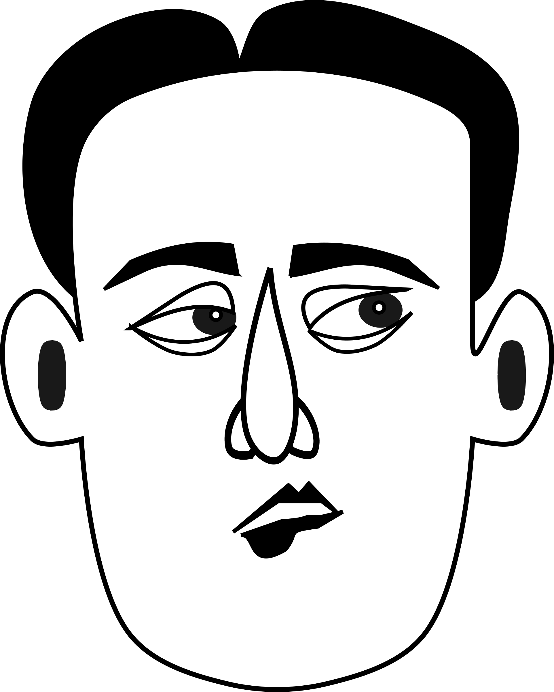 Similar Clip Art - Small Mouth Clipart (1924x2400)