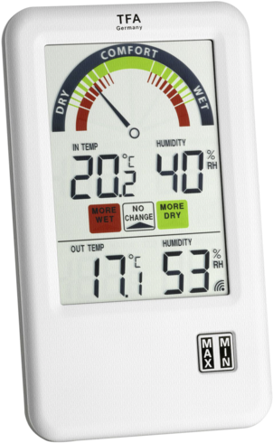It Bel-air Radio Thermo Hygrometer - Tfa 30.3045 Bel-air Wireless Thermo-hygrometer (318x500)