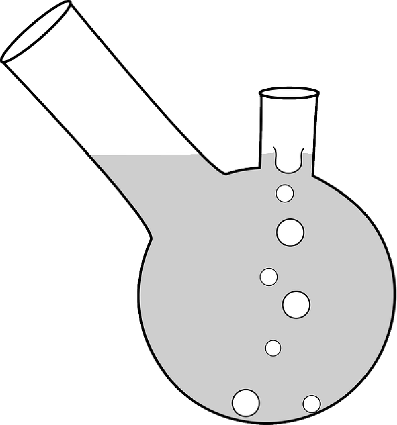 Experiment - Boiling Flask Clipart (800x857)