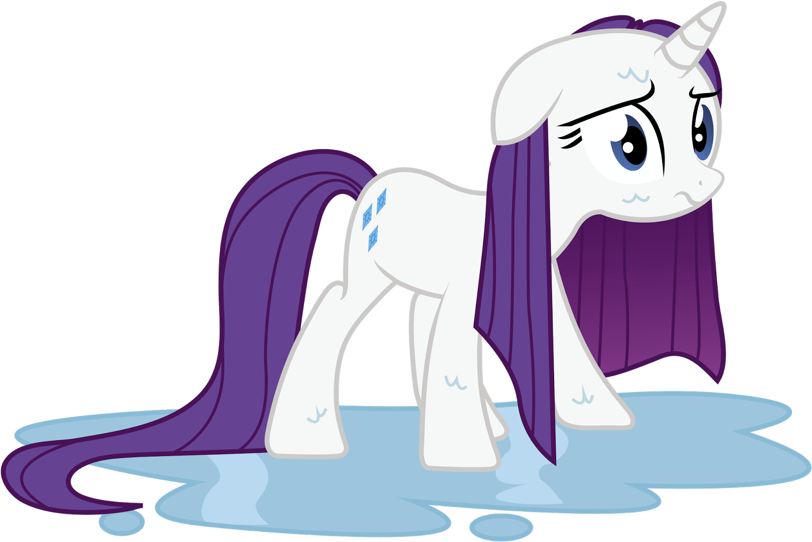 About A Week Ago, We Asked For Ice Bucket Challenge - My Little Pony Rarity Wet (1600x1066)