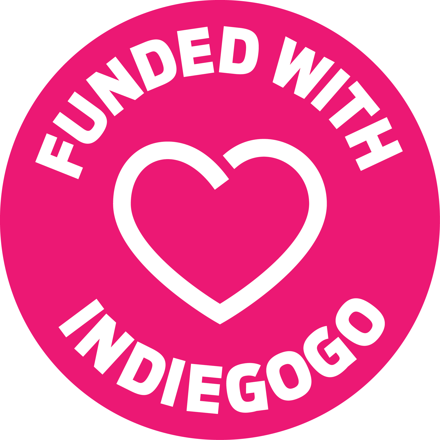 Indiegogo Flask Kickstarter Flask - Funded With Indiegogo Logo (1825x1825)