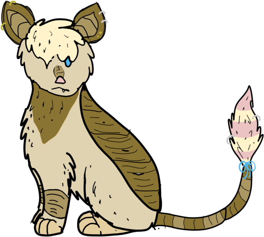 Chibi Armadillo Dog Adopt By Shattered - Cartoon (960x832)