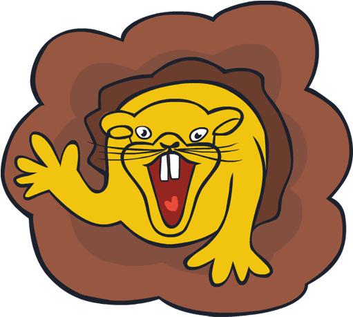 Clip Art Weird Groundhog Day Burrow Rodent Animal - Clip Art (600x630)